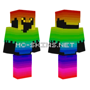 Rainbow Monster Skin Minecraft skin