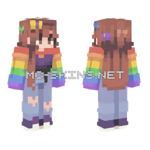 Rainbow Overload Te Minecraft skin