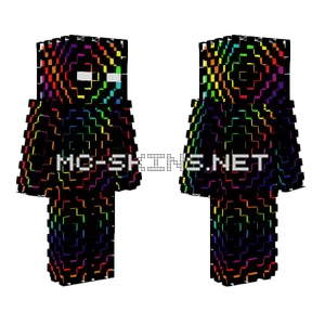 Rainbow Pattern Skin Minecraft skin