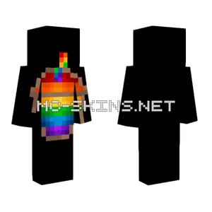 Rainbow Pride Outfit Minecraft skin
