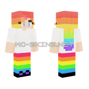 Rainbow Pride Skin Minecraft skin