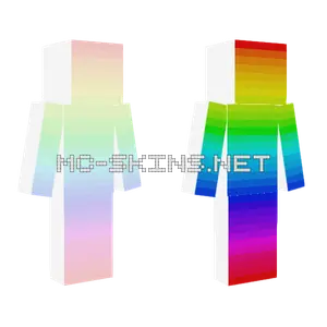 Rainbow Sides Minecraft skin
