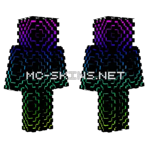 Rainbow Special Effects Illusion Minecraft skin