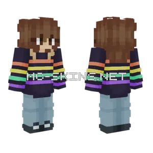 Rainbow Time Minecraft skin