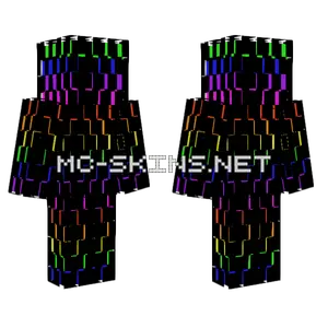 Rainbow Underlay Minecraft skin