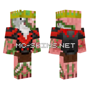 Rainimator Pig King Minecraft skin