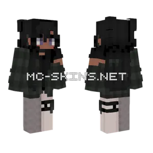 Rainy Days Black Girl Minecraft skin