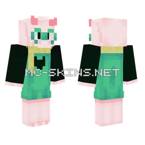 Ralsei With Flowery Scarf Minecraft skin