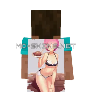 Ram Bikini cape, outside and lining