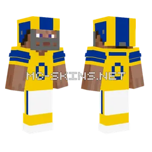 Rams Throwback 26 Minecraft skin