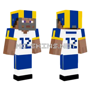 Rams White 25 Minecraft skin