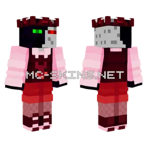 Ranboo Red Reindeer Minecraft skin