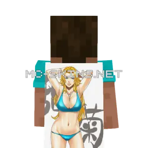 Rangiku Matsumoto Bikini cape, outside and lining