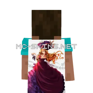 Rangiku Matsumoto Dress cape, outside and lining