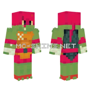 Raph Rottmnt Minecraft skin