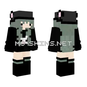 Rat Girl Minecraft skin