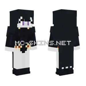 Raven Teen Titans Hood On Minecraft skin