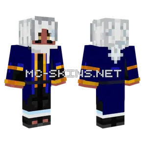 Rayoku Blue Outfit Minecraft skin