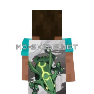 Rayquaza Flying cape, outside and lining