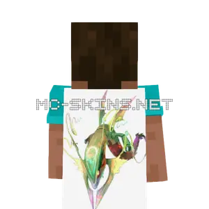 Rayquaza Mega cape, outside and lining