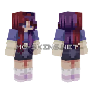 Rce Red And Purple Minecraft skin