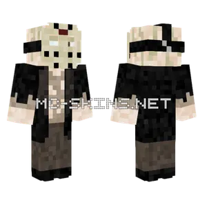 Reboot Jason Voorhees Hockey Mask Minecraft skin