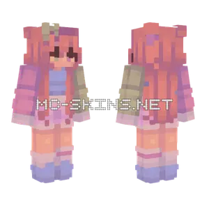 Recess Girl Minecraft skin