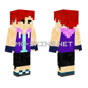 Red Minecraft skin