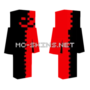 Red And Black Demon Minecraft skin