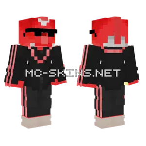 Red and Black Hoodie