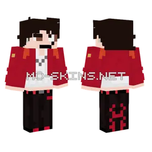 Red and Black Hoodie