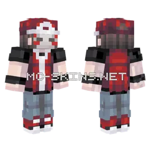 Red and Black Hoodie