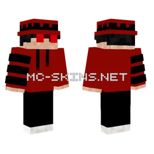 Red and Black Hoodie