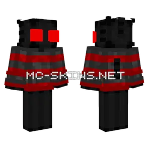 Red And Black Monster Minecraft skin