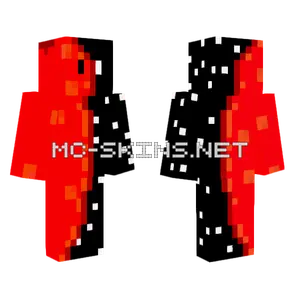 Red And Black Monster Minecraft skin