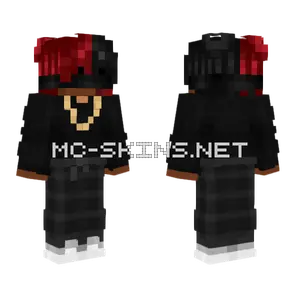 Red And Black Suit Minecraft skin