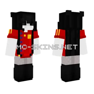 Red and Black Uniform