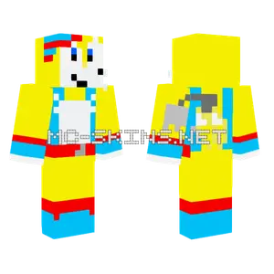 Red And Blue Sails Minecraft skin