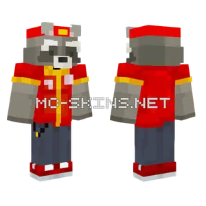 Red and Grey Uniform