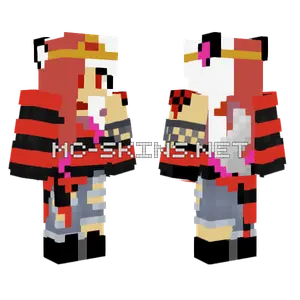 Red And White Outfit Minecraft skin