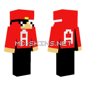 Red And White Outfit Minecraft skin