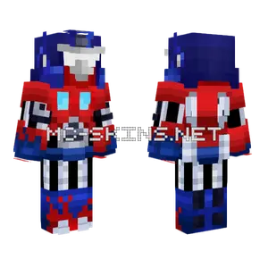 Red Angry Birds Transformers Minecraft skin