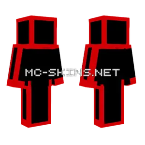 Red Aura Glow Minecraft skin
