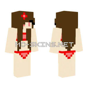 Red Bathing Suit Minecraft skin