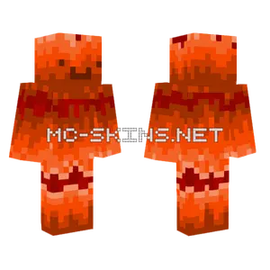 Red Being Infected by Resin Minecraft skin