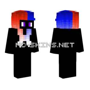 Red Blue Minecraft skin