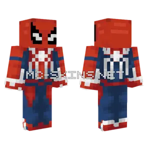 Red Blue Hero Suit