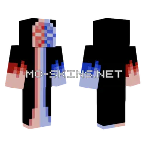 Red Blue Mage Void Minecraft skin