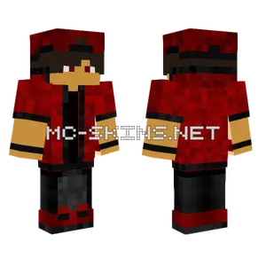 Red Boy V2 Minecraft skin