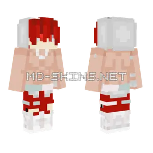 Red Bunny Outfit Minecraft skin